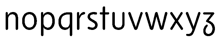 NouveauQuellstift LightRose Font LOWERCASE