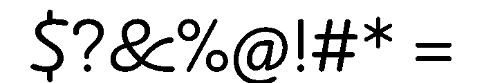 NouveauQuellstift LightThistle Font OTHER CHARS