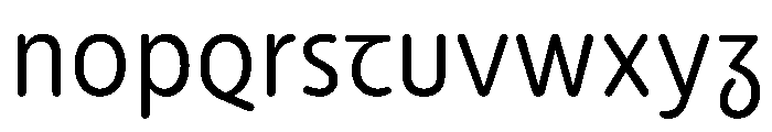 NouveauQuellstift LightThistle Font LOWERCASE