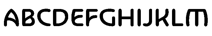 NouveauQuellstift MediumGingko Font UPPERCASE