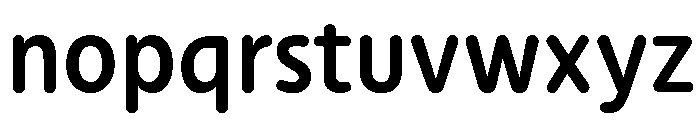 NouveauQuellstift MediumGingko Font LOWERCASE