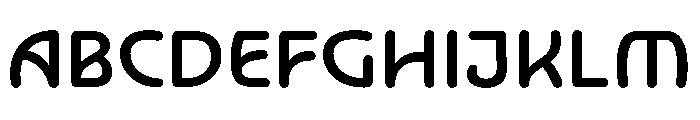 NouveauQuellstift MediumNenuphar Font UPPERCASE
