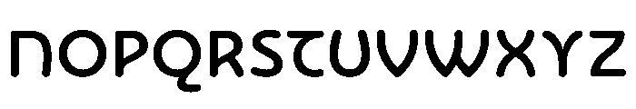 NouveauQuellstift MediumNenuphar Font UPPERCASE
