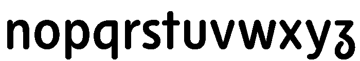 NouveauQuellstift MediumRose Font LOWERCASE