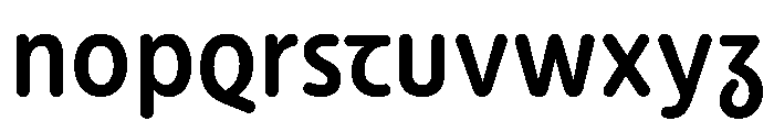 NouveauQuellstift MediumThistle Font LOWERCASE