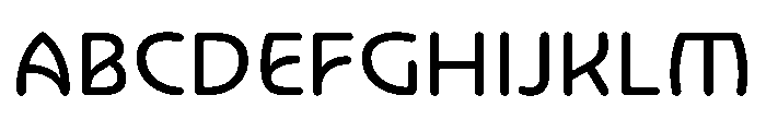 NouveauQuellstift RegularGingko Font UPPERCASE