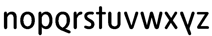 NouveauQuellstift RegularNenuphar Font LOWERCASE