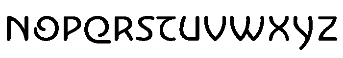 NouveauQuellstift RegularRose Font UPPERCASE