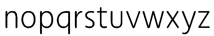 NouveauQuellstift ThinCrocus Font LOWERCASE