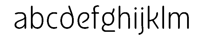 NouveauQuellstift ThinThistle FONT