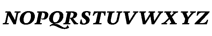 Novela BlackItalic Font UPPERCASE