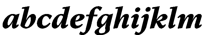 Novela BlackItalic FONT