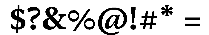 Novela Bold Font OTHER CHARS