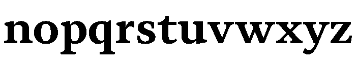 Novela Bold Font LOWERCASE