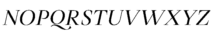 Novela DisplayItalic Font UPPERCASE