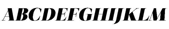Novela PosterItalic Font UPPERCASE