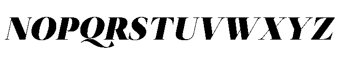 Novela PosterItalic Font UPPERCASE