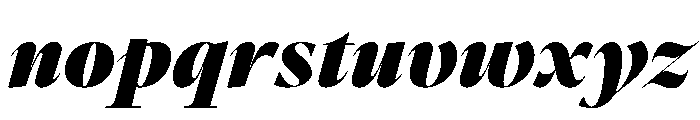 Novela PosterItalic Font LOWERCASE