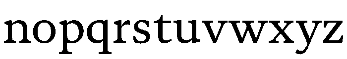 Novela Regular Font LOWERCASE
