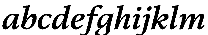 Novela SemiboldItalic FONT