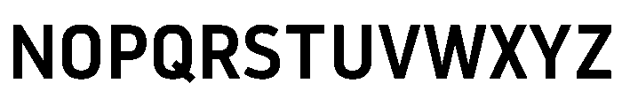 Noway Medium Font UPPERCASE