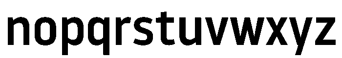 Noway Medium Font LOWERCASE