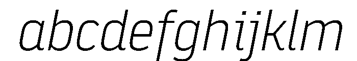 NowayLight Italic FONT