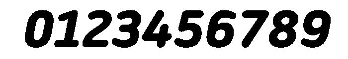 NowayRound BoldItalic Font OTHER CHARS