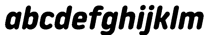 NowayRound BoldItalic FONT