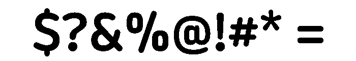 NowayRound Medium Font OTHER CHARS