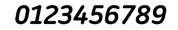 NowayRound MediumItalic Font OTHER CHARS