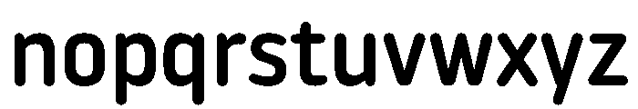 NowayRound Medium Font LOWERCASE