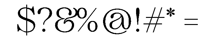 Nobleman Book Font OTHER CHARS