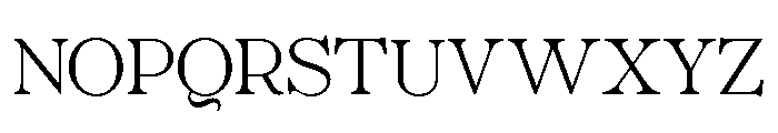 Nobleman Book Font UPPERCASE
