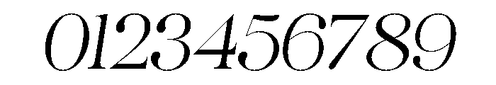 Nobleman Display Italic Font OTHER CHARS
