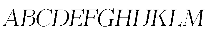 Nobleman Display Italic Font UPPERCASE