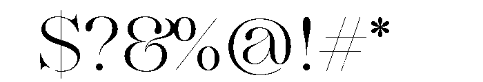 Nobleman Display Font OTHER CHARS