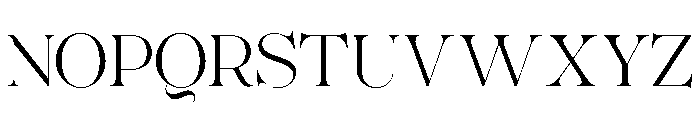 Nobleman Display Font UPPERCASE