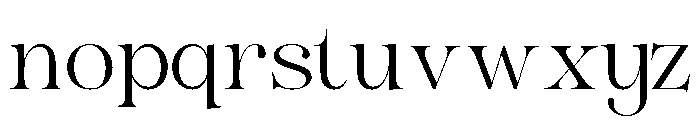 Nobleman Display Font LOWERCASE