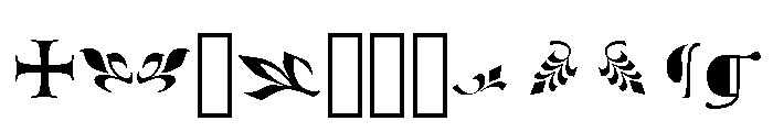 Nonpareil Ornaments Regular Font UPPERCASE