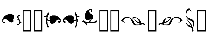 Nonpareil Ornaments Regular FONT