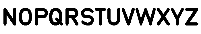 Normalise Din Regular Font UPPERCASE