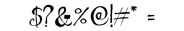 Nova Horst Regular Font OTHER CHARS
