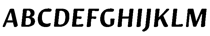 Novaletra Sans Bold Italic Font UPPERCASE