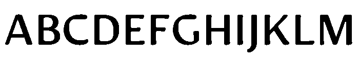 Novaletra Sans Demi Bold Font UPPERCASE
