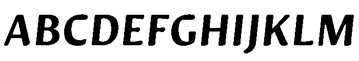 Novaletra Sans Extra Bold Italic Font UPPERCASE