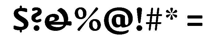 Novaletra Sans Extra Bold Font OTHER CHARS