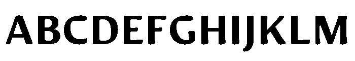Novaletra Sans Heavy Font UPPERCASE