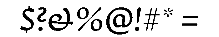 Novaletra Sans Light Italic Font OTHER CHARS