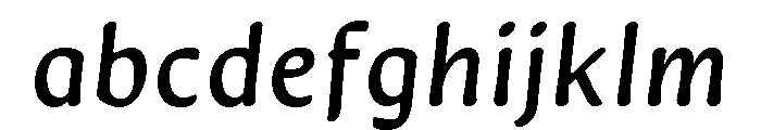 Novaletra Sans Medium Italic FONT